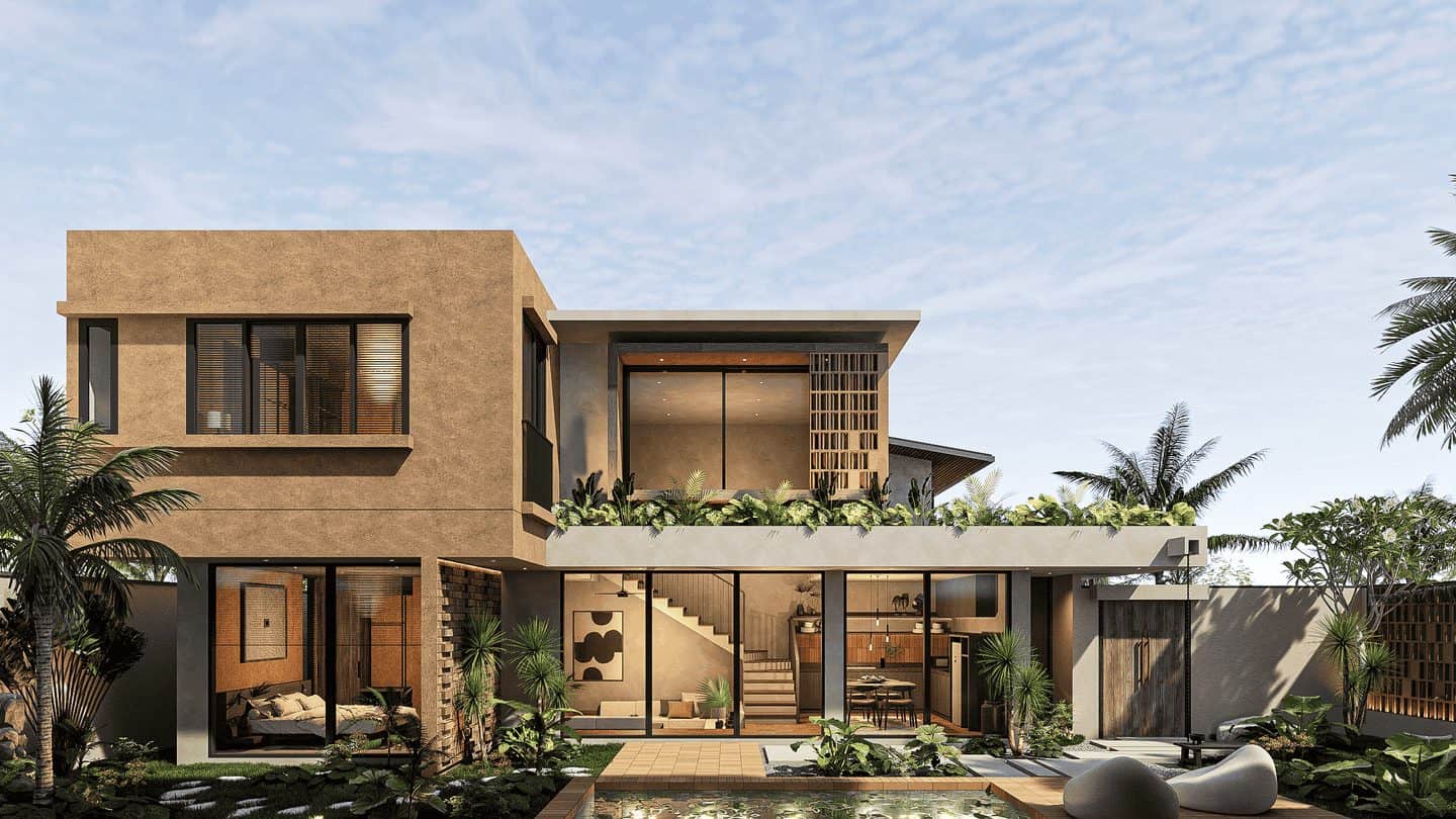 Terracotta Style 2-3 Bedroom Villa for Sale Freehold in Tabanan