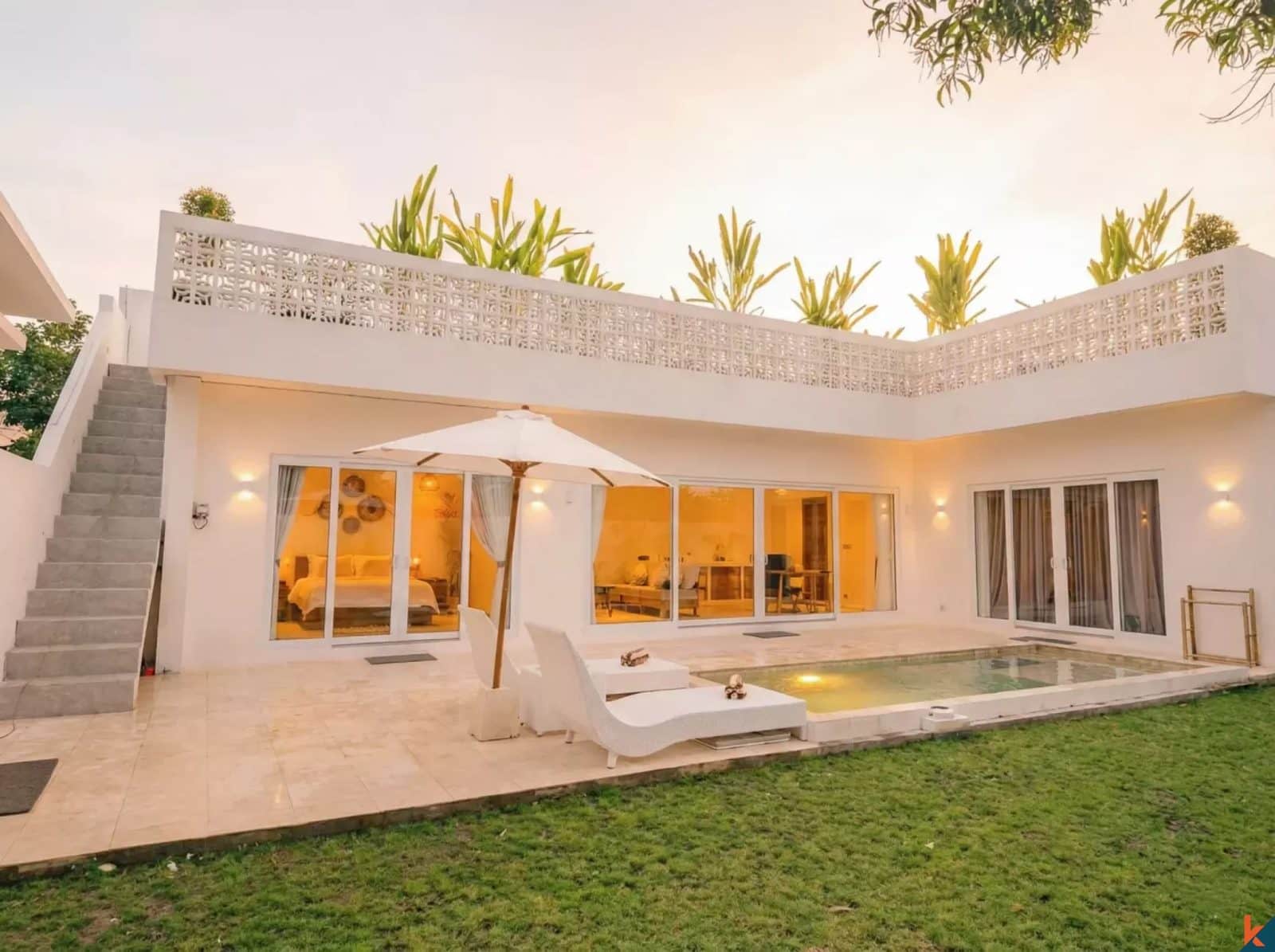 Elegant two bedroom villa for lease in Nyang Nyang