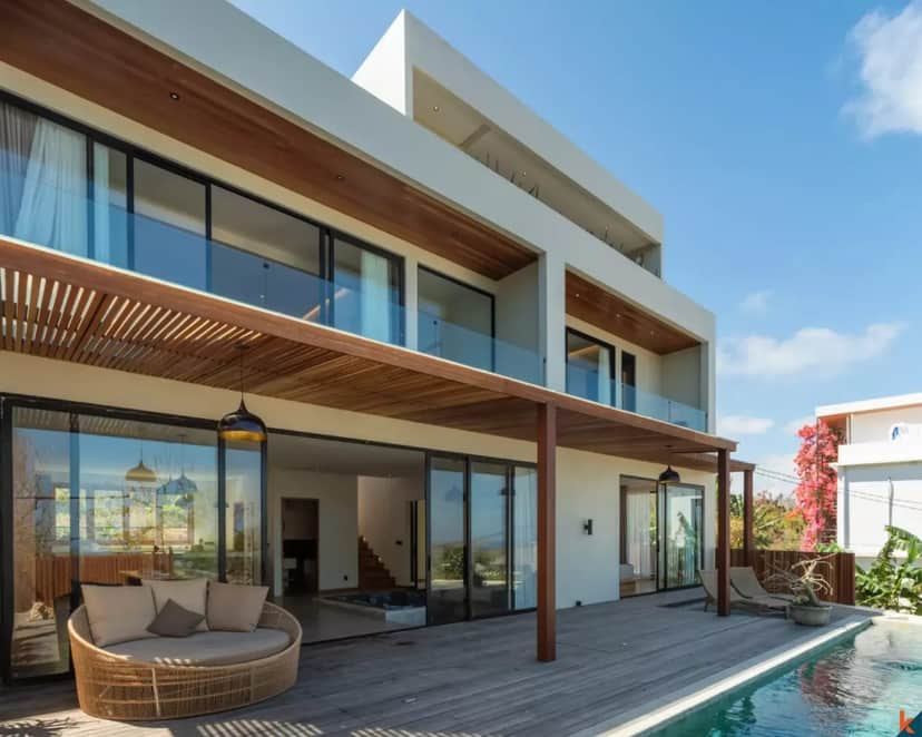 Brand New Ocean View Three Bedroom Villa for Lease in Uluwatu