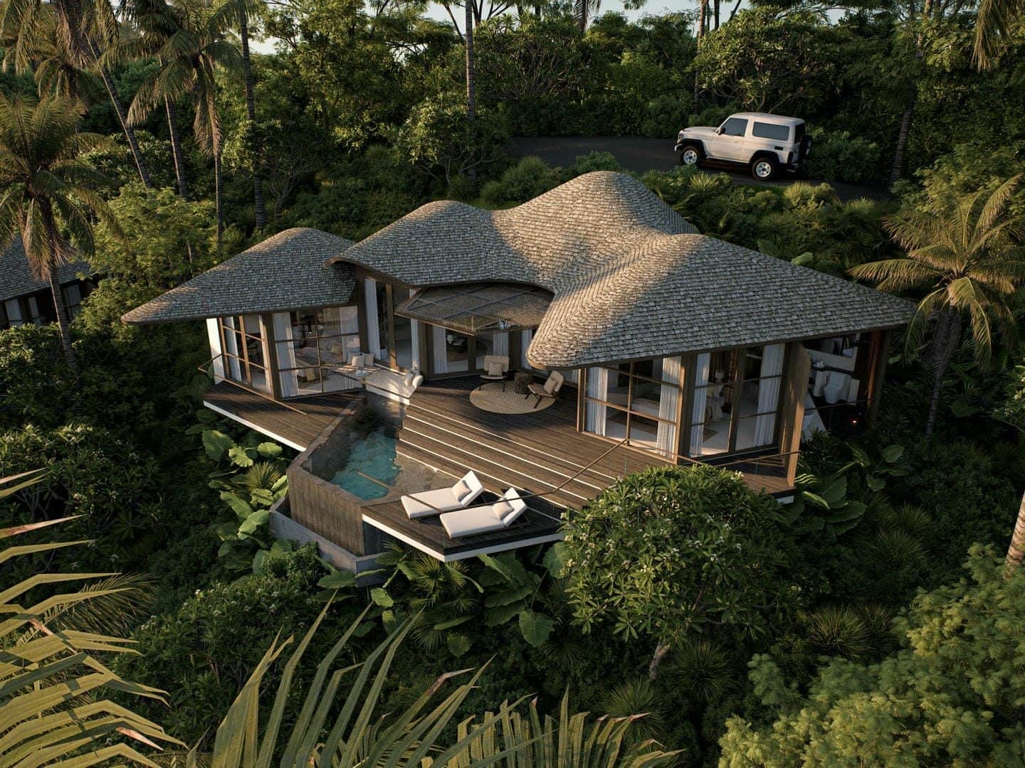Offplan Ocean and Valley View 2+1 Bedroom Villa for Sale Freehold in Lombok