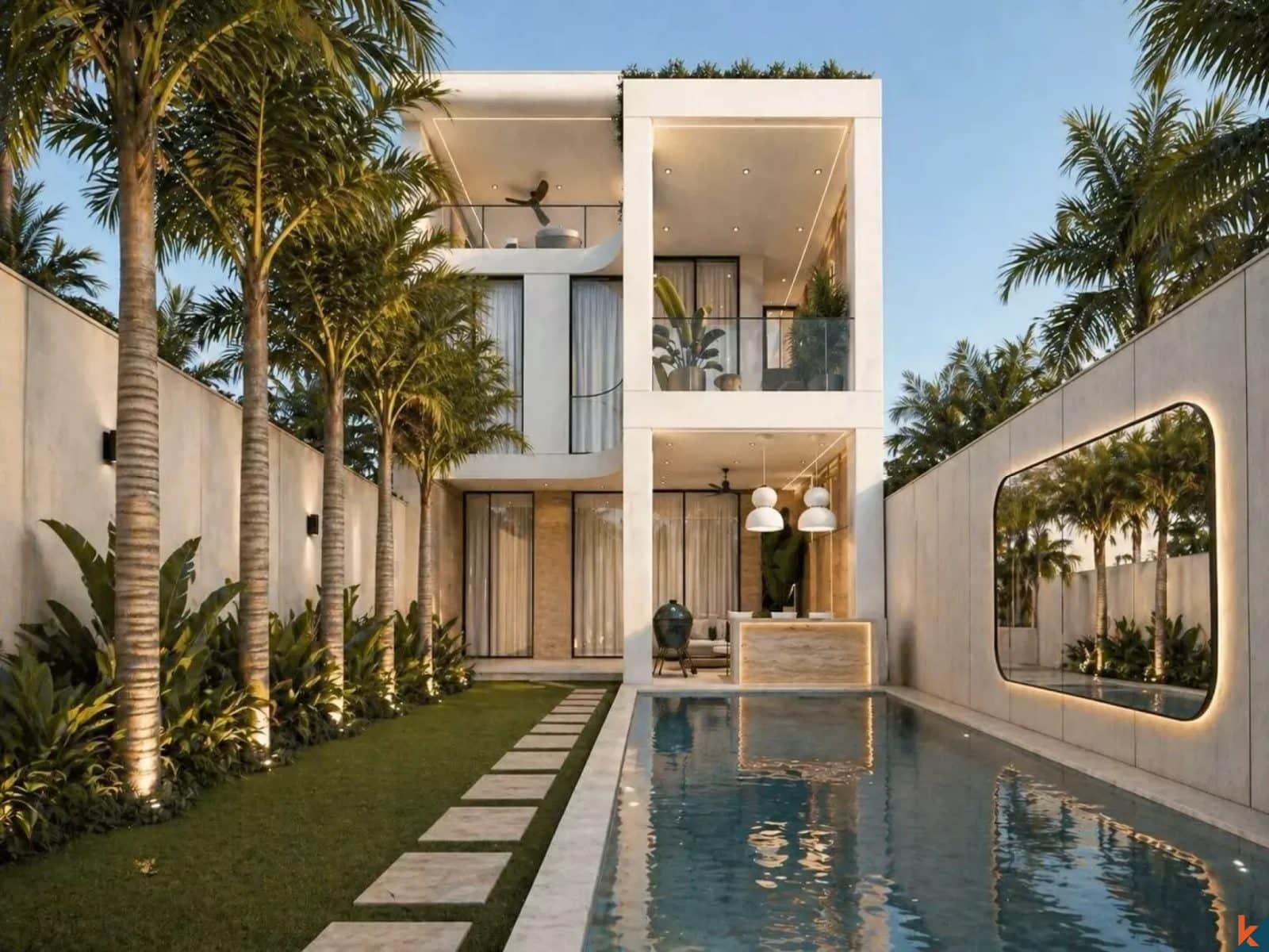Upcoming high end ocean view leasehold villa in Seseh (delivered in Summer 2026)