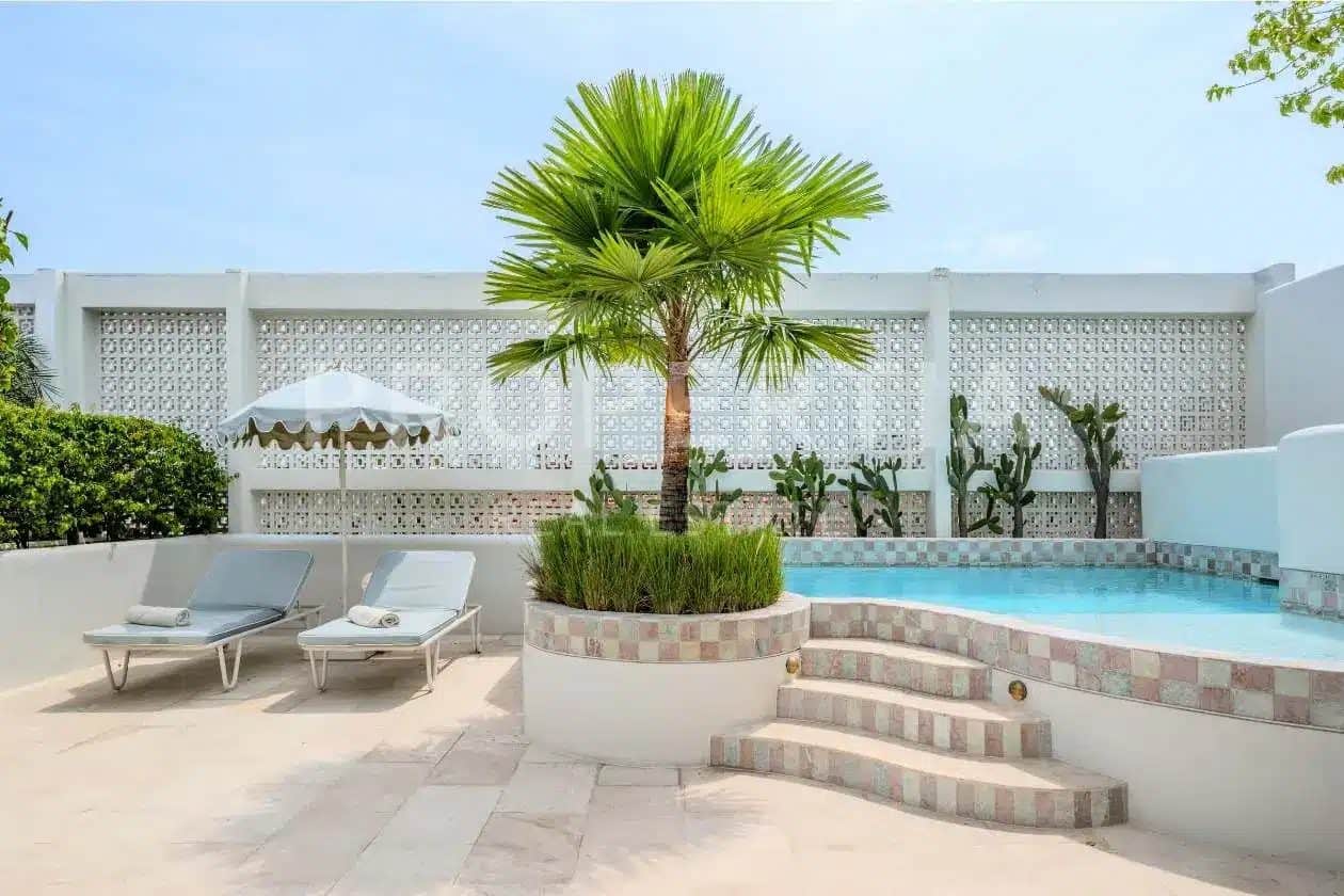 Palm Springs-inspired Villas Walking Distance to Canggu Beach
