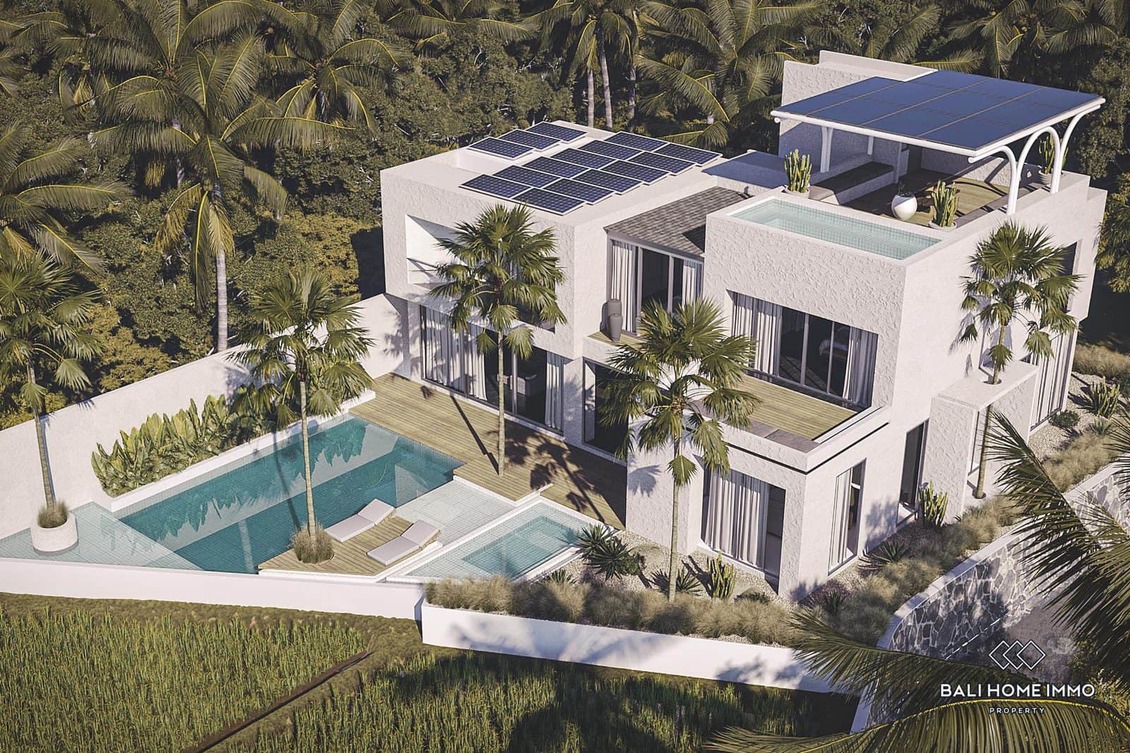 Modern 5 Bedroom Villa for Sale Leasehold in Bali Umalas