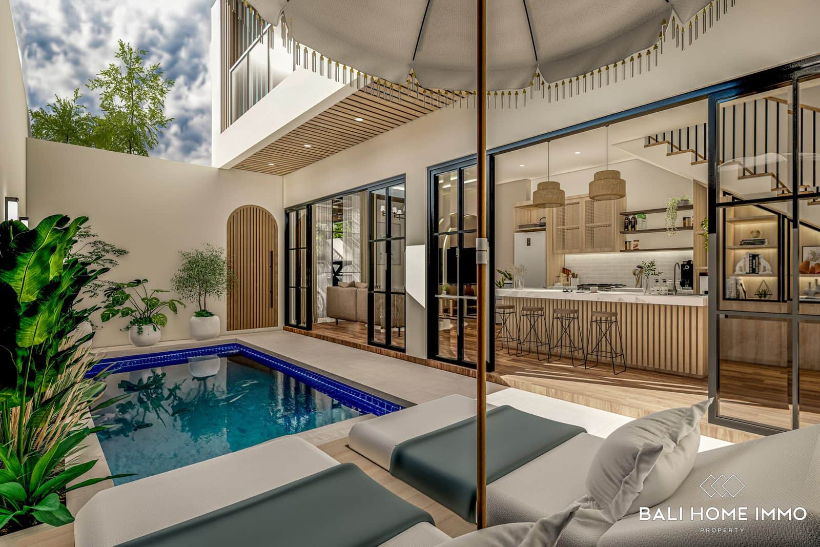 Off Plan 3 bedroom villa for sale freehold in Bali Munggu Tanah Lot