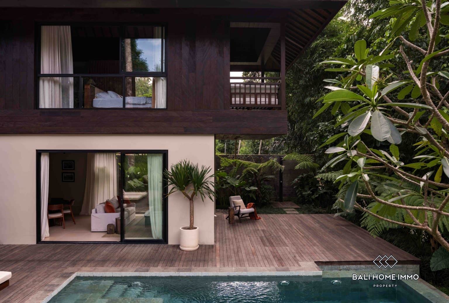 Off Plan Modern 3 Bedroom Villa with River view for Sale in Ubud Bali - RF3533A