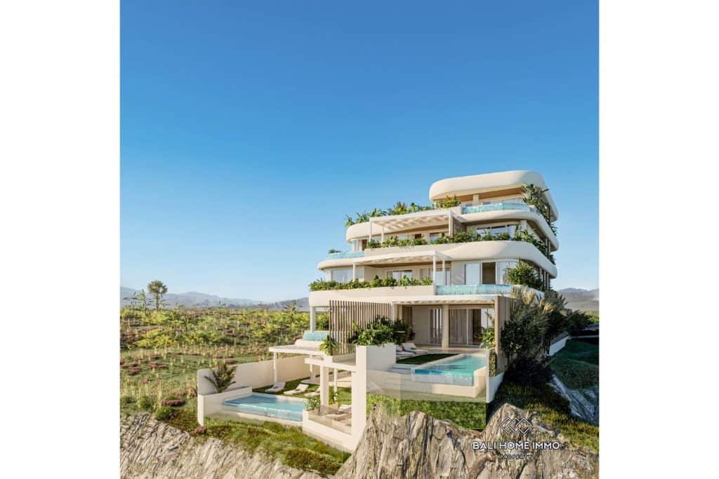 Off Plan Luxury Cliffside 3 Bedroom Apartment in Bingin Uluwatu - RF1576C