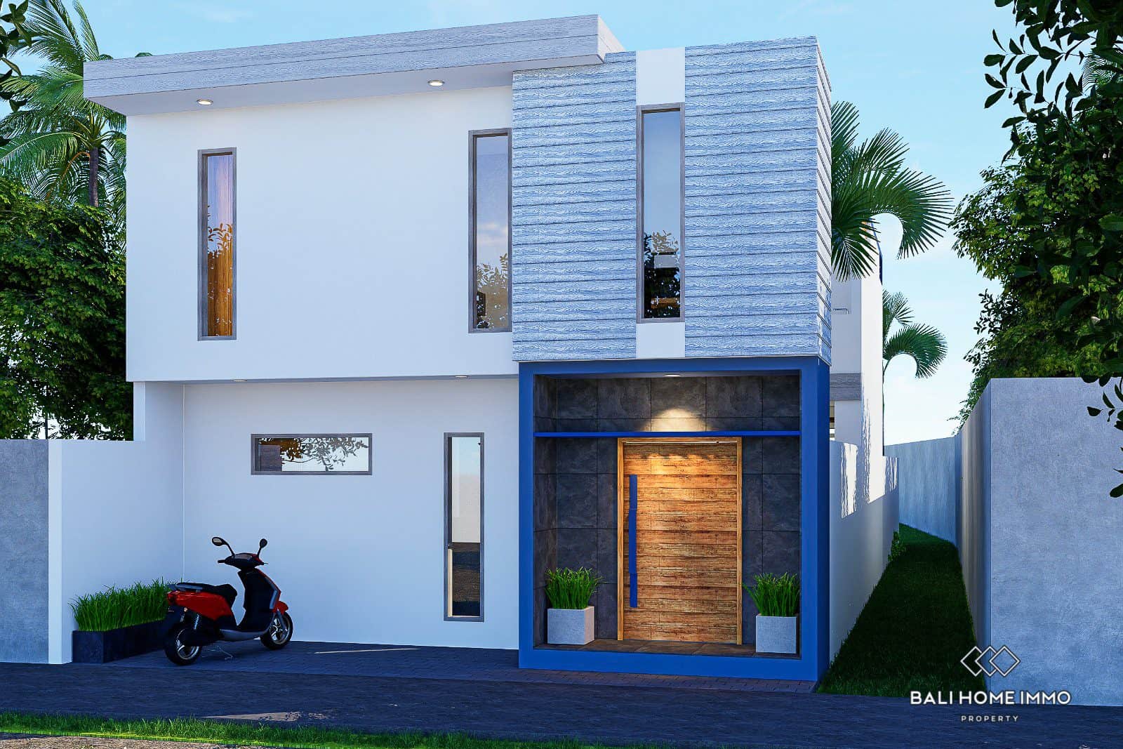 3 Bedroom Modern Villa with Ricefield View For Sale in Kaba-Kaba
