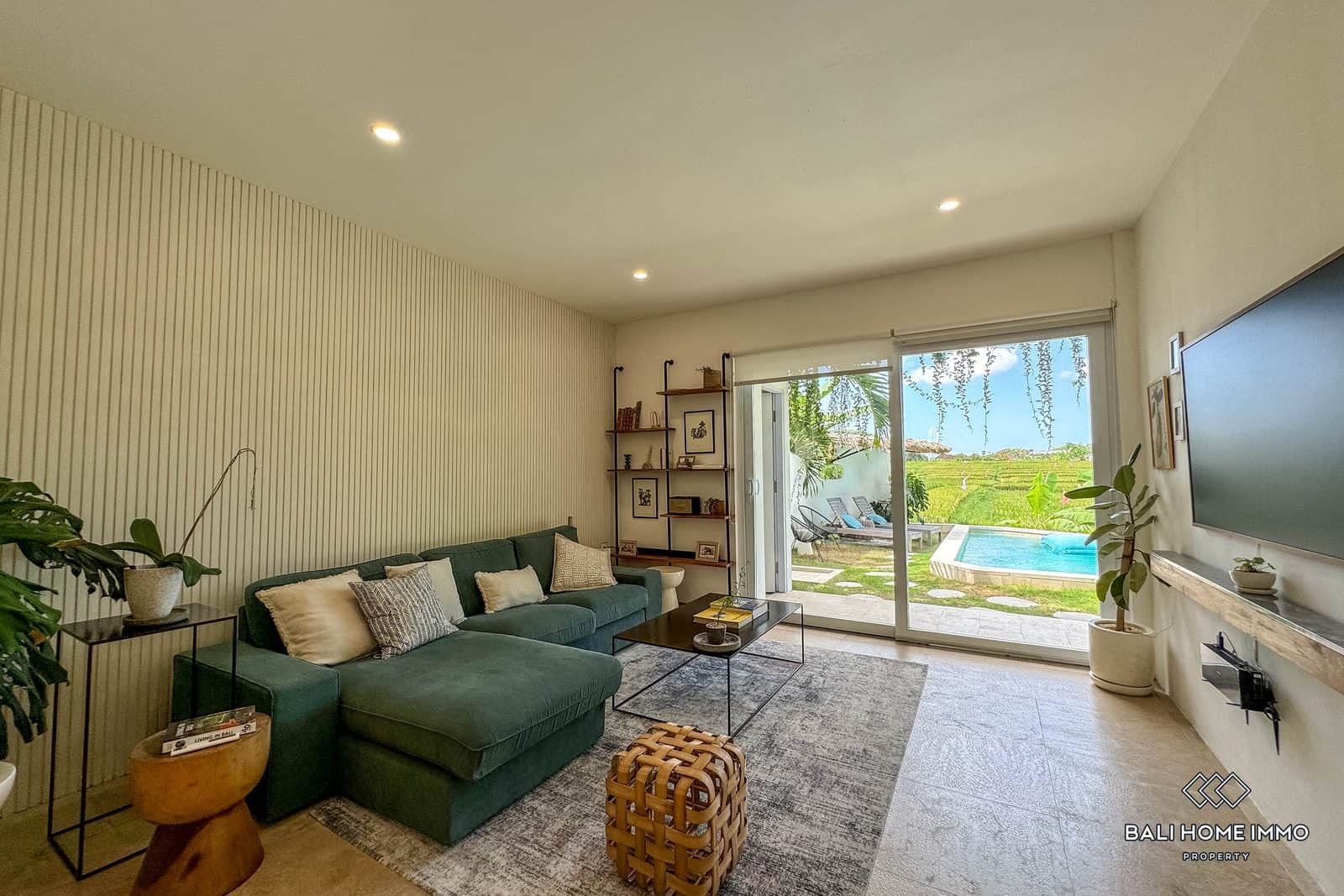 2 Bedroom Villa with Office for Sale Leasehold in Bali North Pererenan - Ar046b