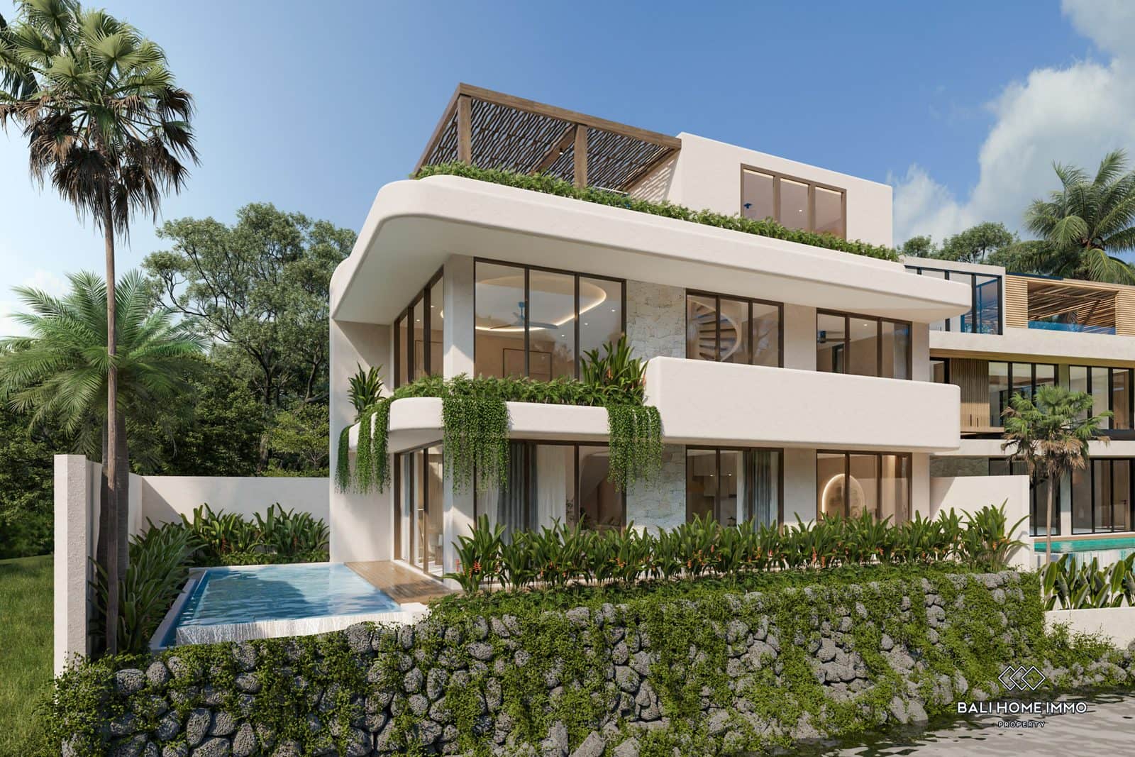 Off-Plan 3 Bedroom villas for sale leasehold in Bali Pererenan - RF5036C