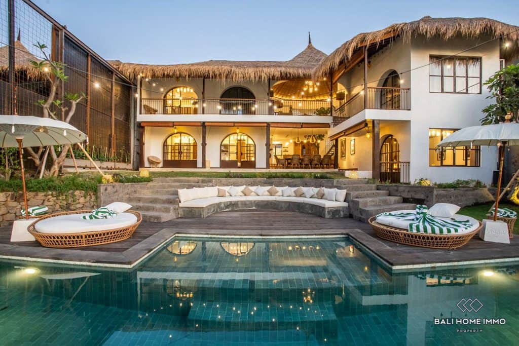 3 Villas with Panoramic Ricefield View for Sale Leasehold in Babakan Canggu Bali