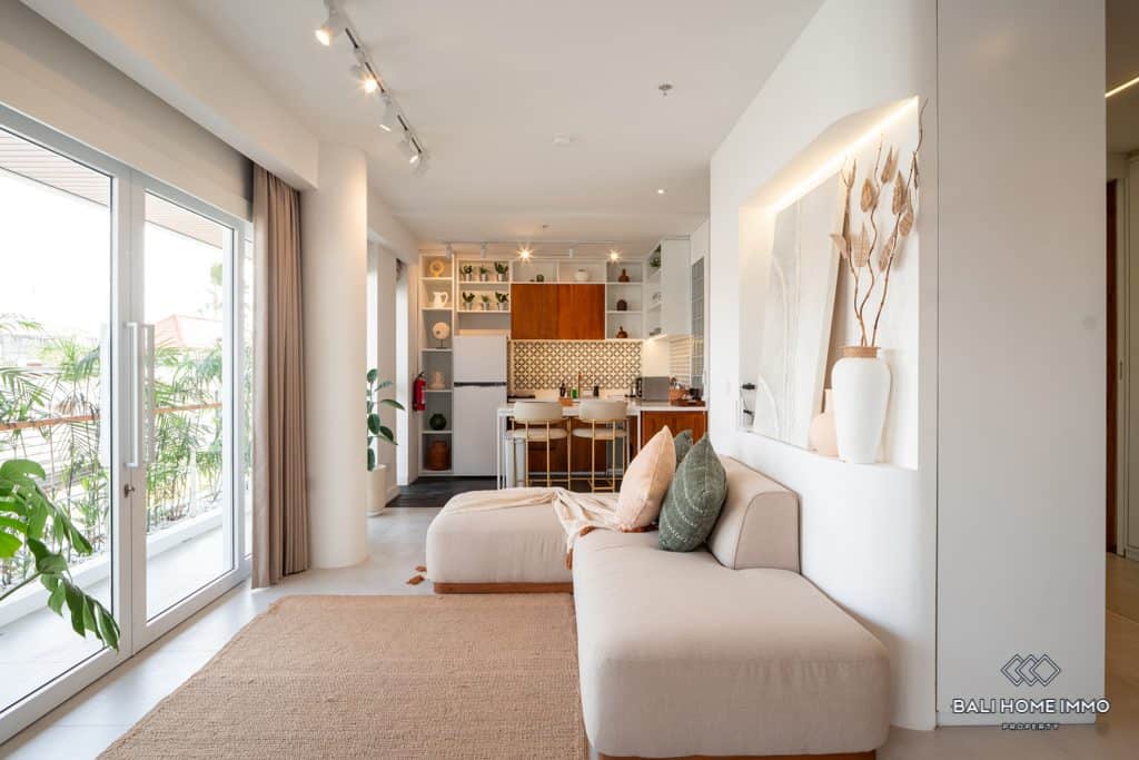 1 Bedroom Apartment for Sale Leasehold in Bali Canggu Berawa