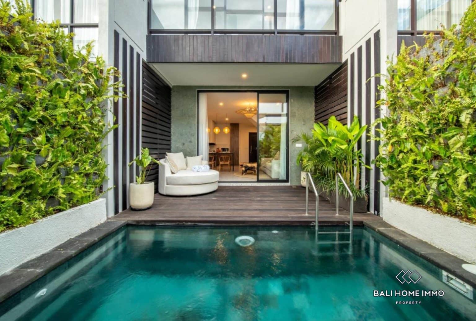 Turnkey 2 Bedroom Villa in Gated Residence for Sale and rent near Berawa Beach
