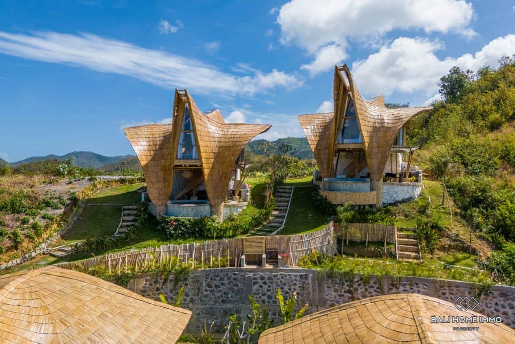 Ocean View Eco 1 Bedroom Villa for Sale Leasehold in Lombok - RF7314A