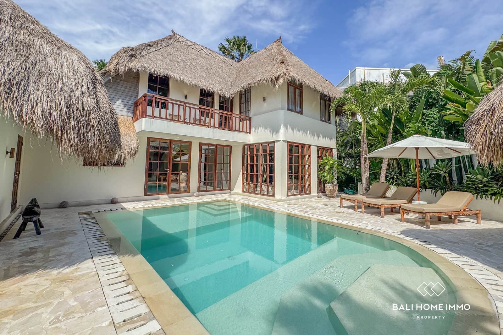 Tropical 4 Bedroom Villa for Sale Walking Distance to Pererenan Beach Bali
