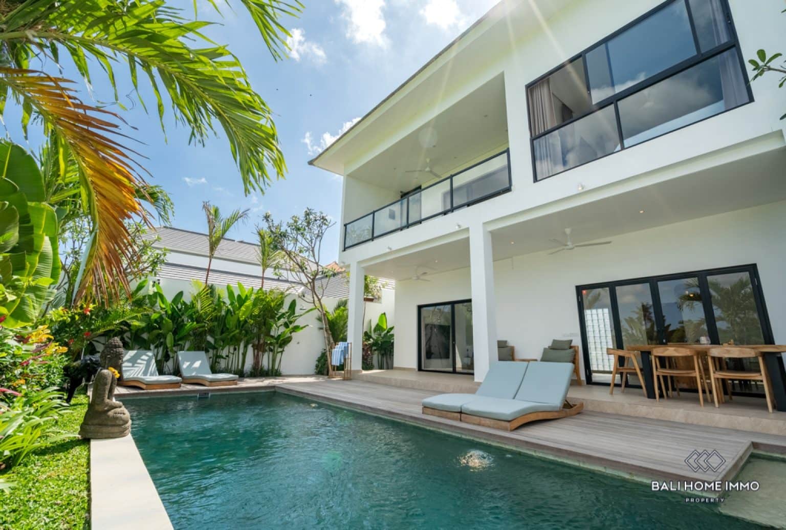 Ricefield View 2 Bedroom Villa for Sale Leasehold in Bali Nyanyi