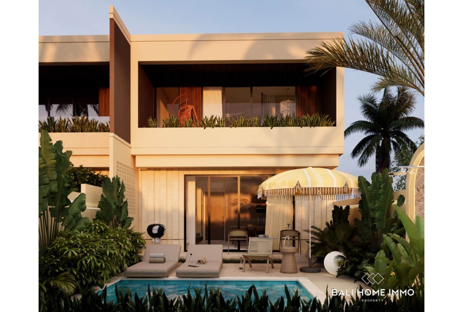 Off Plan 1 Bedroom Villa for Sale Leasehold Near Melasti Beach - Rf8480b