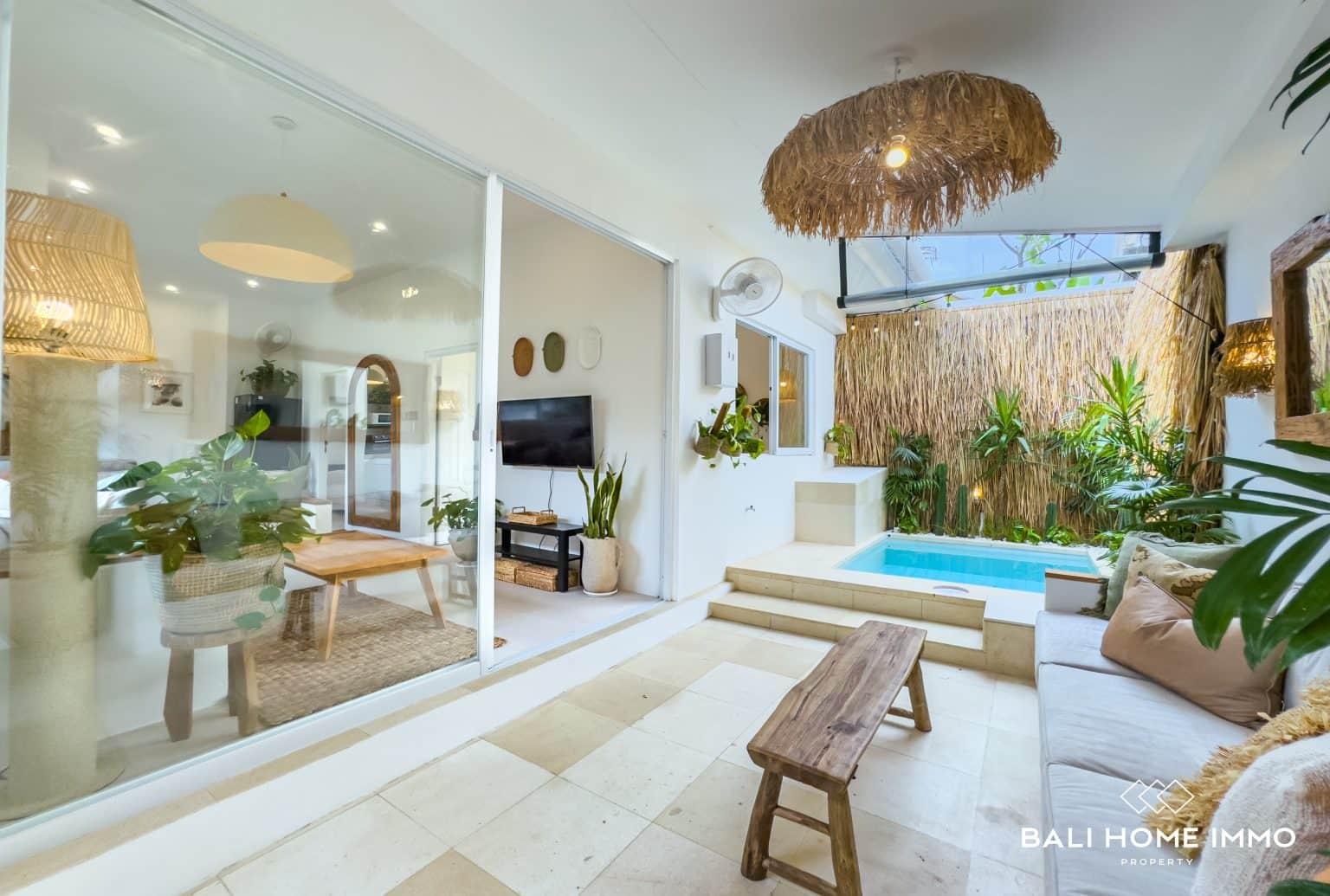 Newly Renovated 2 Bedroom Villa for Sale Leasehold in Bali Canggu Berawa