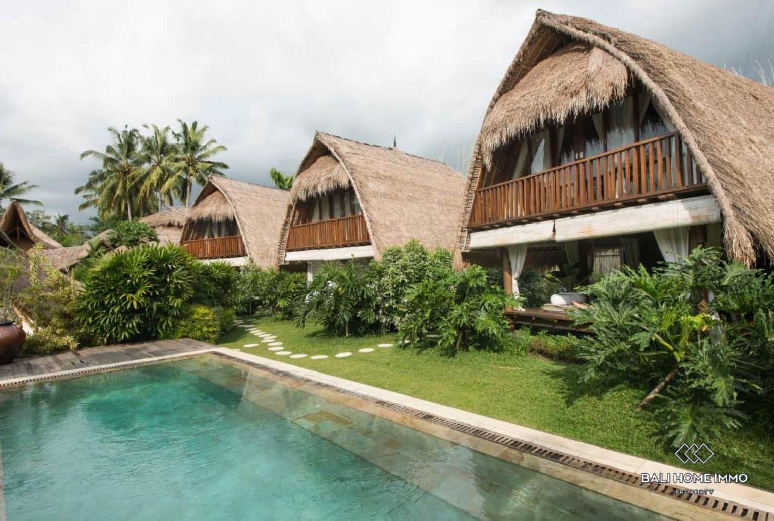 A glamping resort with jungle view for sale freehold in Ubud