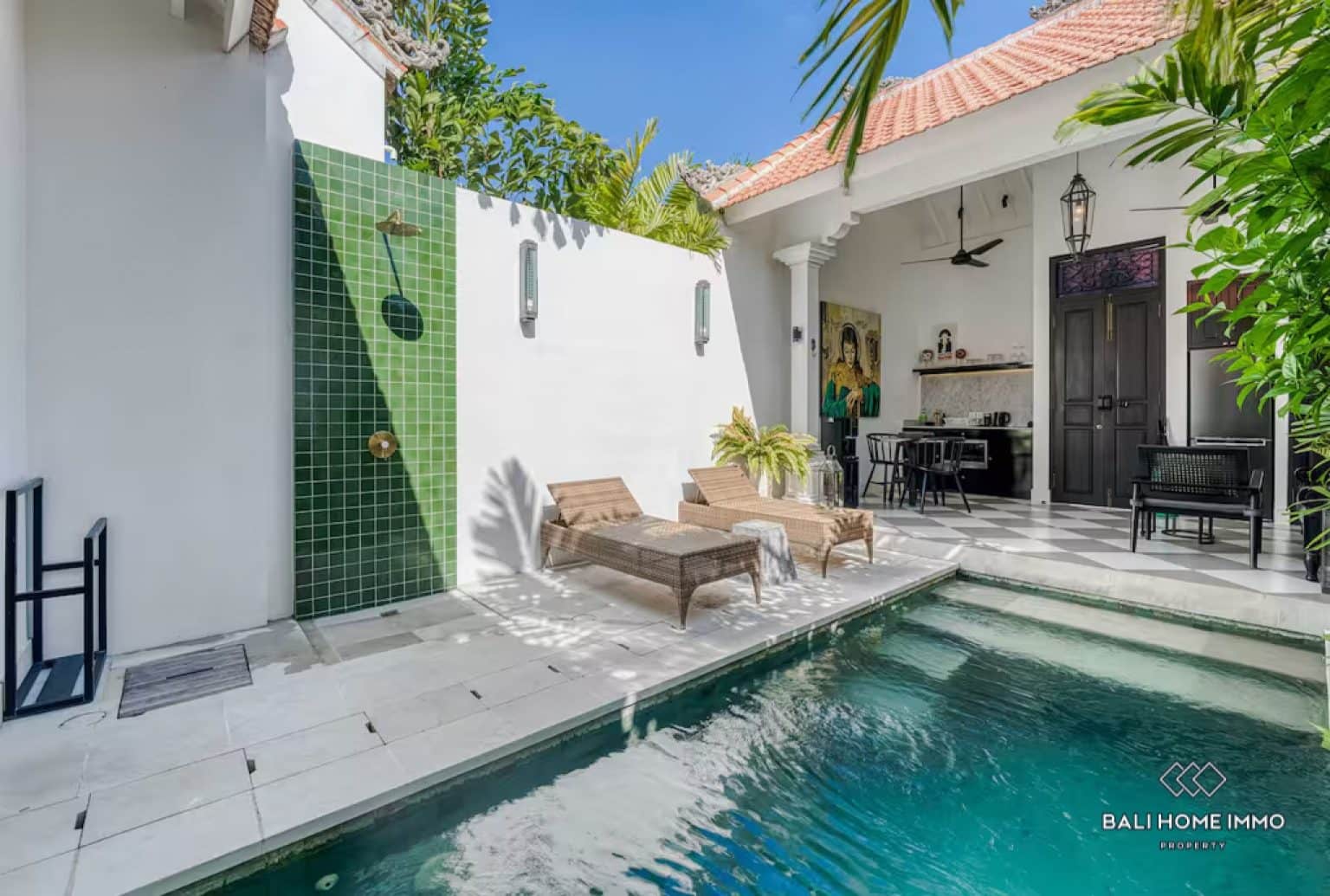 Near Beach 1 Bedroom Villa for Sale Leasehold in Bali Berawa