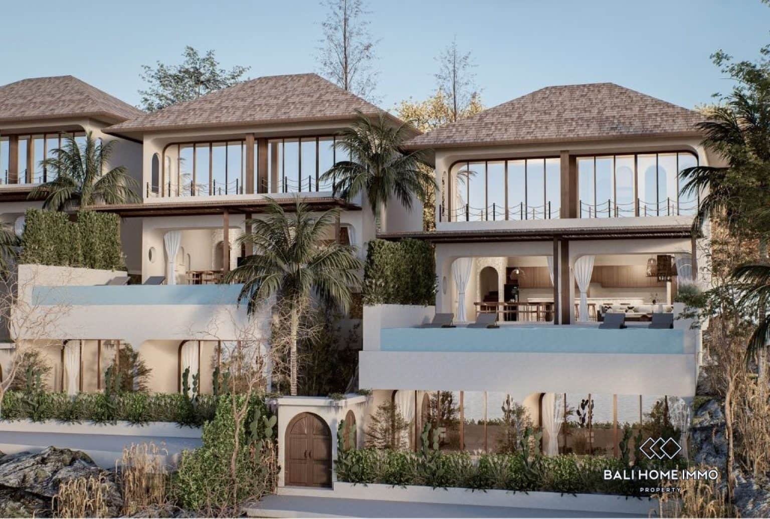 Off-plan Ocean View 4 Bedroom Villa for Sale Leasehold in Bali Nusa Penida - RF665D
