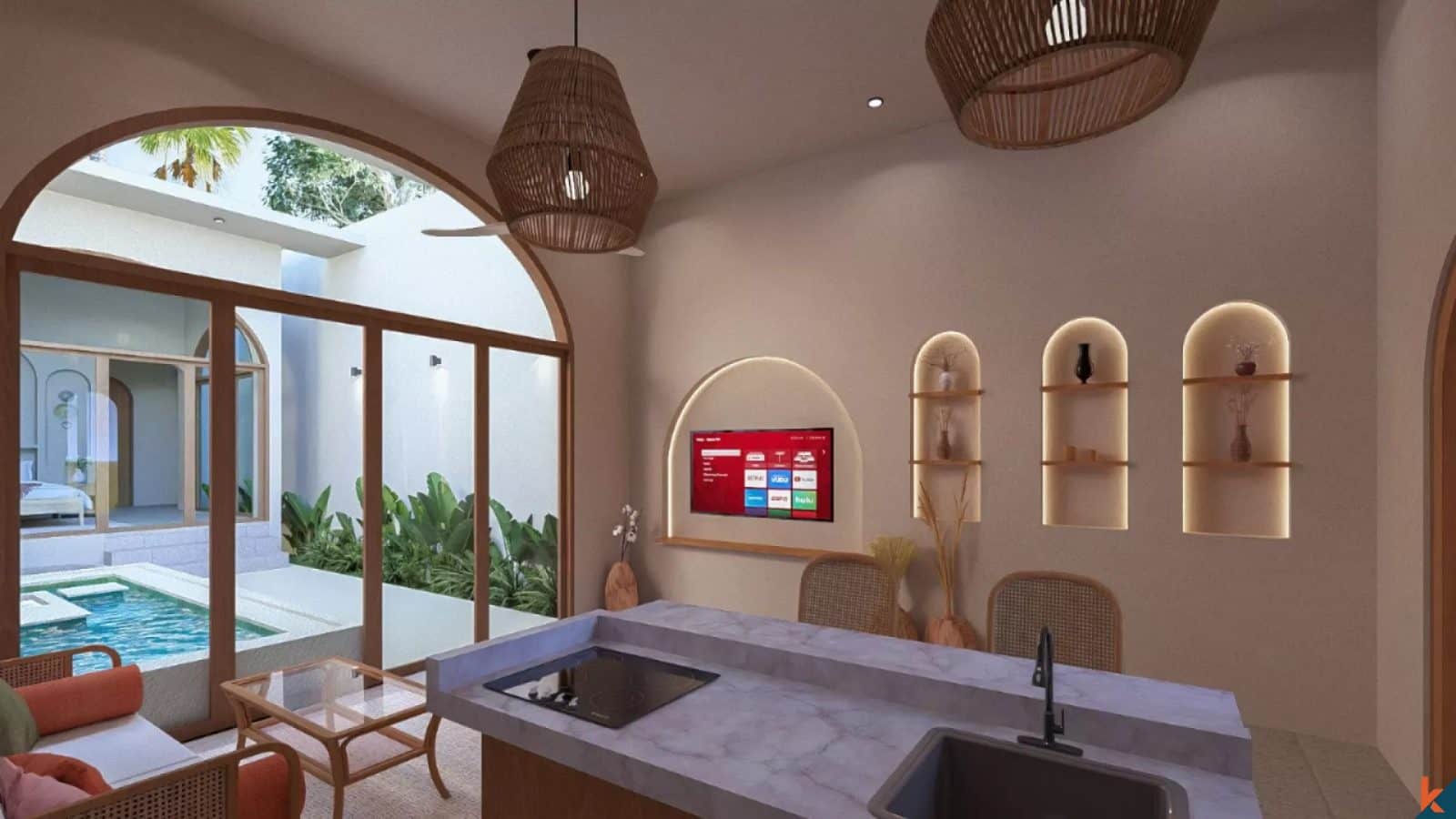 1-bedroom freehold villa in Jimbaran — photo 2 of 5