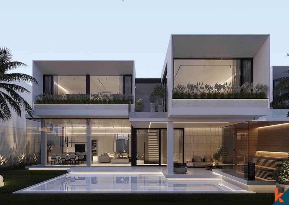 Upcoming modern two level leasehold villa in Berawa