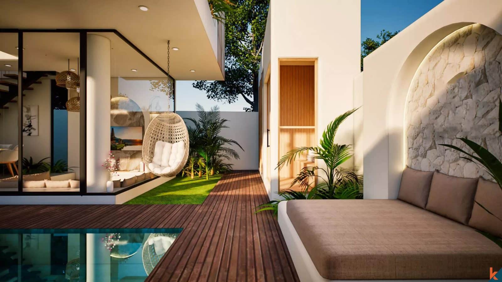 3-bedroom leasehold villa in Canggu — photo 3 of 5