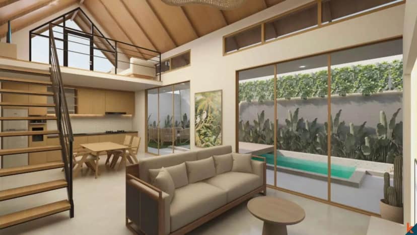 1-bedroom leasehold villa in Kerobokan — photo 2 of 5