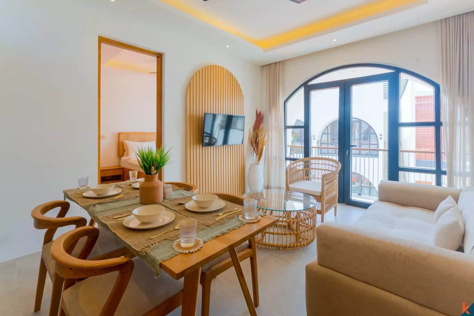 1-bedroom leasehold apartment in Seseh/Cemagi — photo 3 of 5