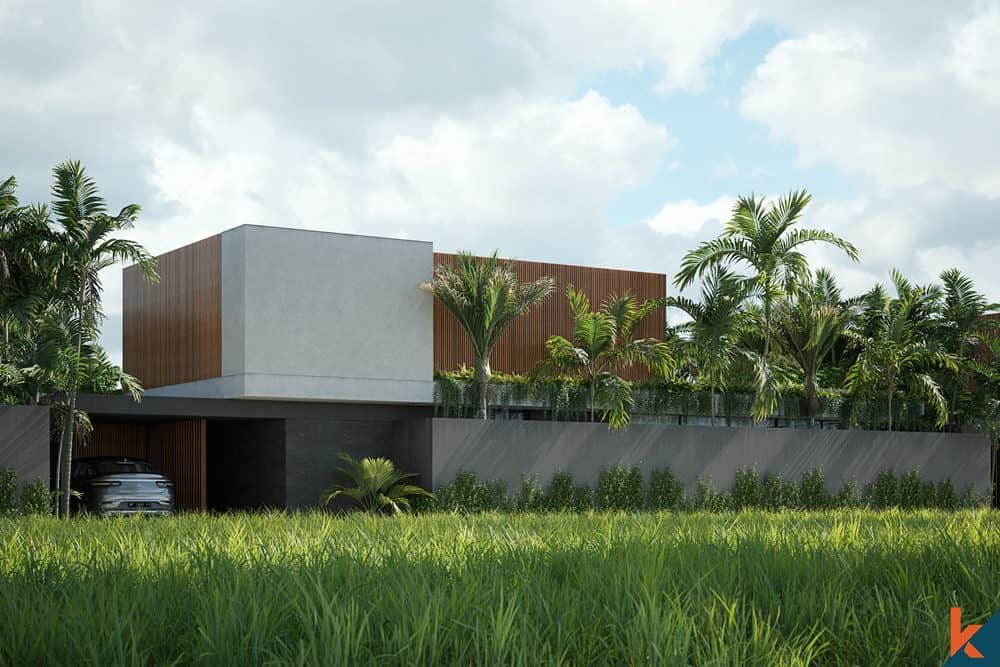 Modern three bedrooms villa in pantai nyanyi for sale