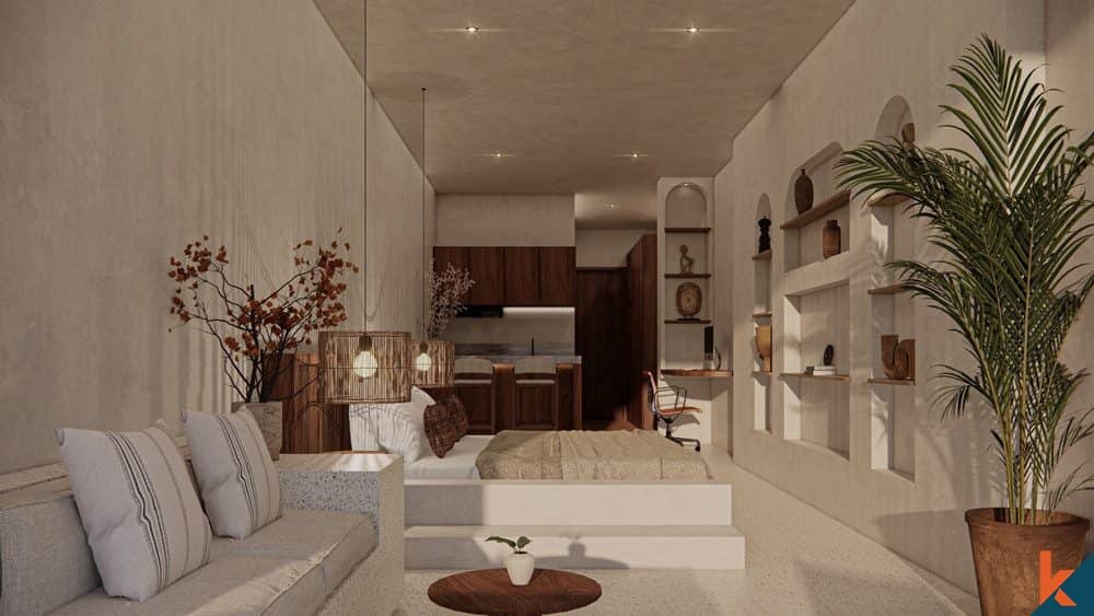 1-bedroom leasehold apartment in Pererenan — photo 4 of 5