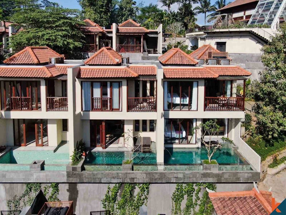 Guarantee investment two bedroom leasehold villa in Ubud