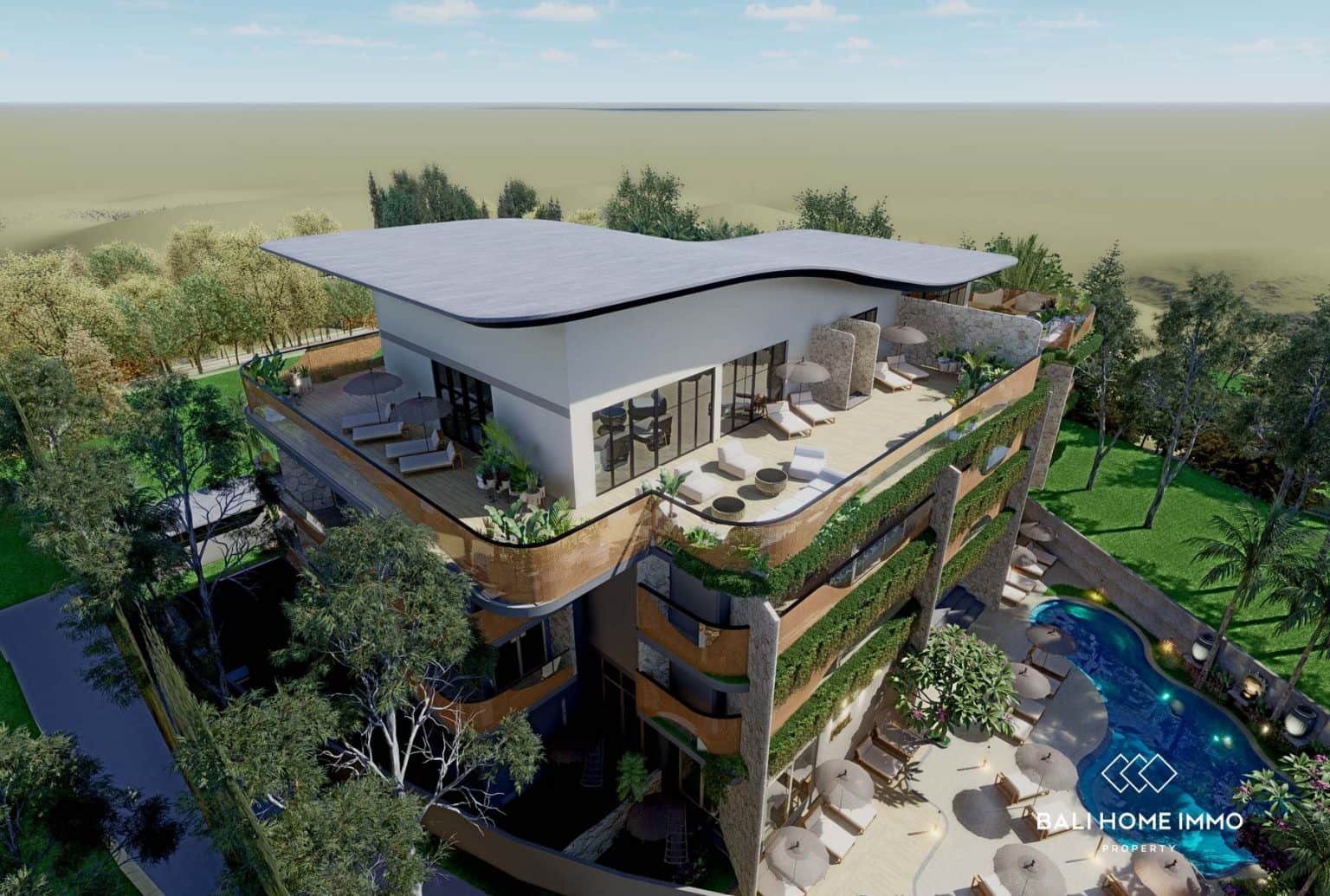 Off Plan 1 Bedroom Mezzanine Loft for Leasehold Sale in Umalas Bali - Rf11903c