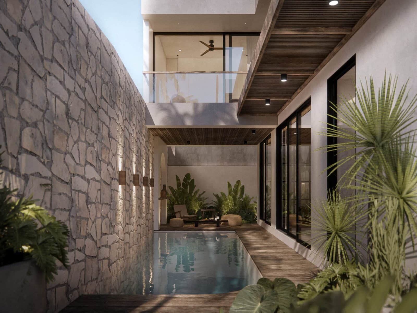 Luxurious 2 Bedroom Villa in Pererenan for Sale Leasehold
