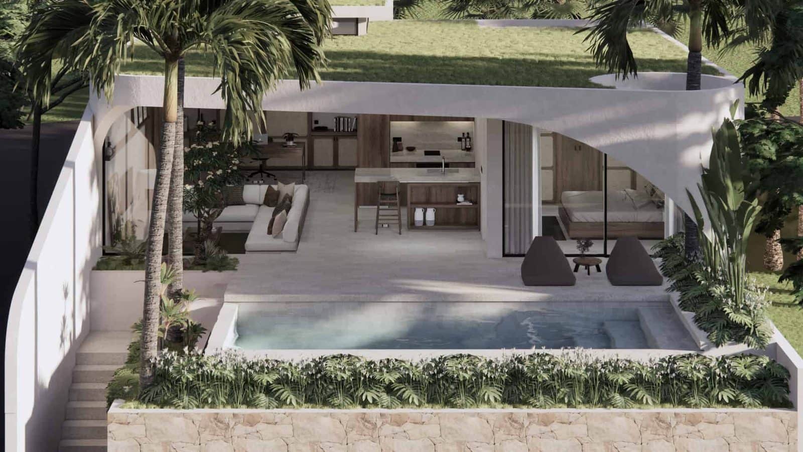 Offplan 2 Bedroom Villa for Sale Leasehold in Uluwatu Bingin