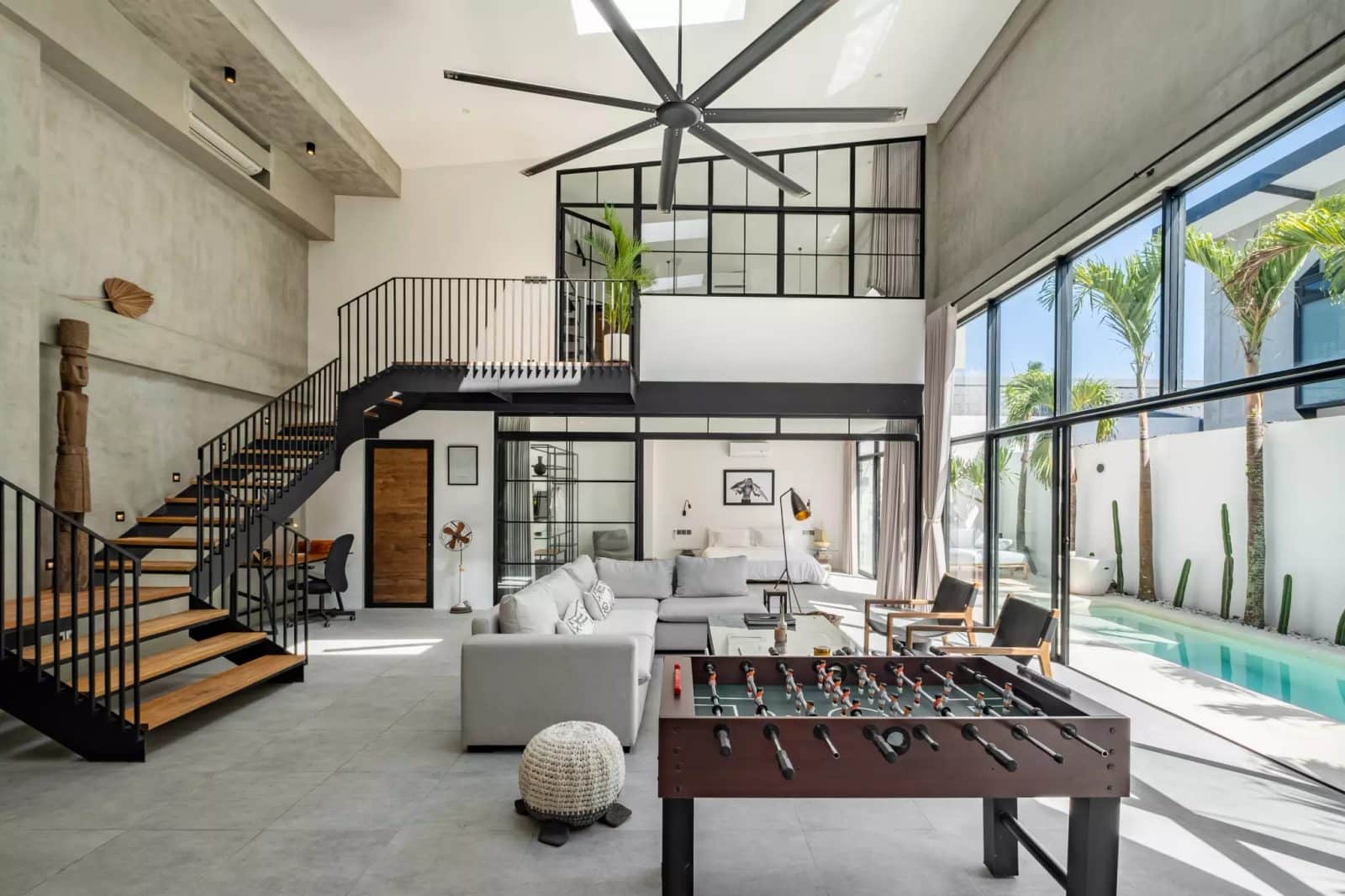 Contemporary Industrial 3 Bedroom Villa in Berawa for Sale