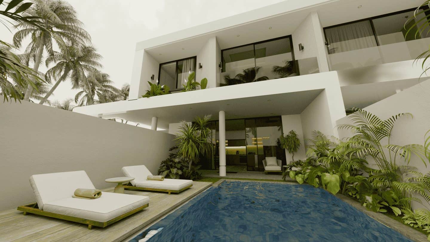 Stylish 2 Bedroom Villa for Sale Leasehold in Kerobokan