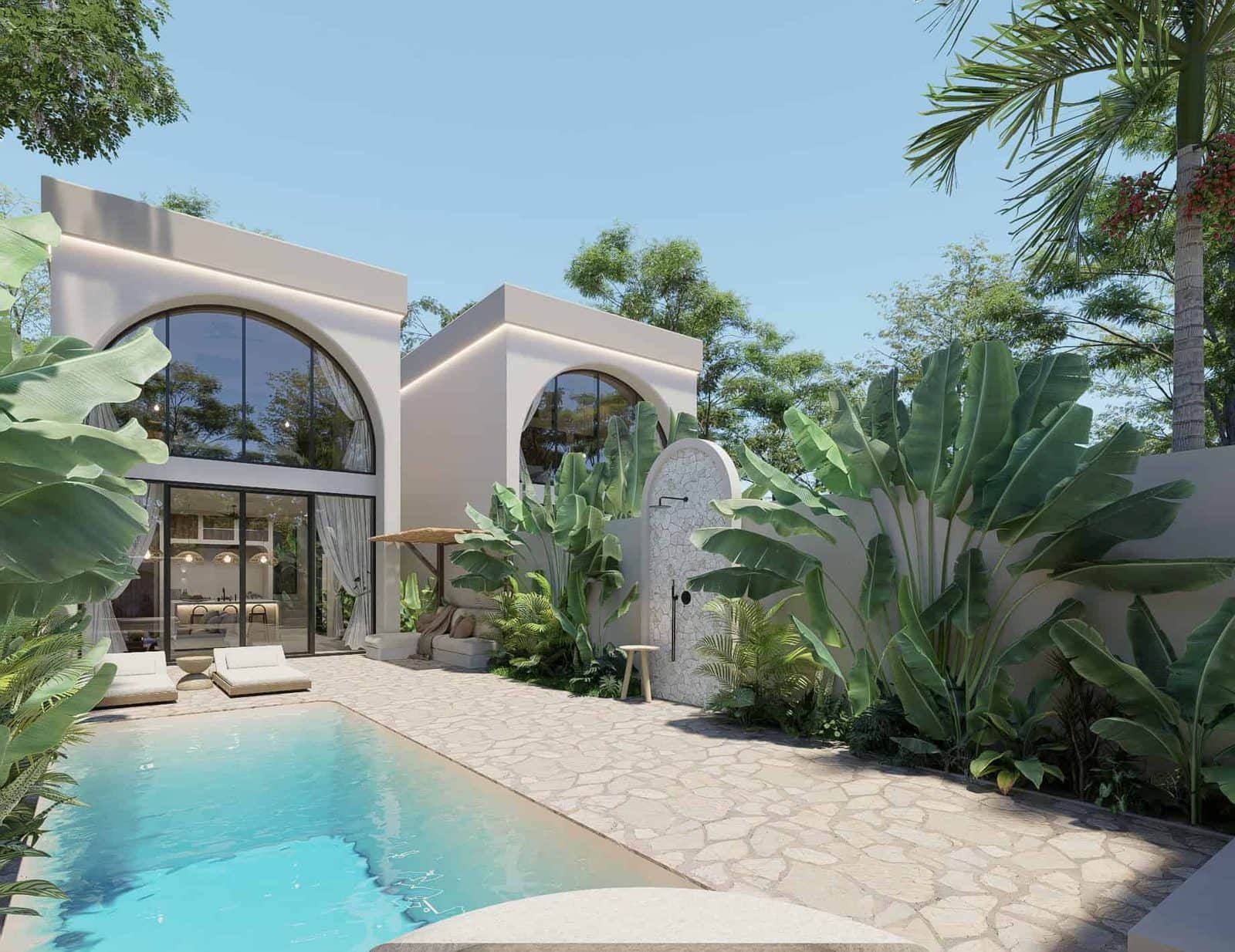 Modern Tropical Style 1 Bedroom Villa for Sale Leasehold in Balangan