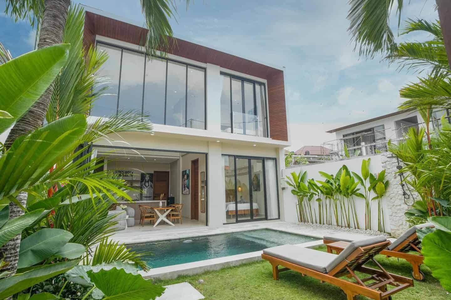 Modern Tropical Style 2 Bedroom Villa for Sale Leasehold in North Canggu
