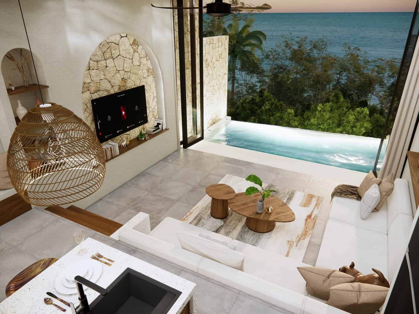 Offplan Ocean View 2 Bedroom Villa for Sale Leasehold in Uluwatu