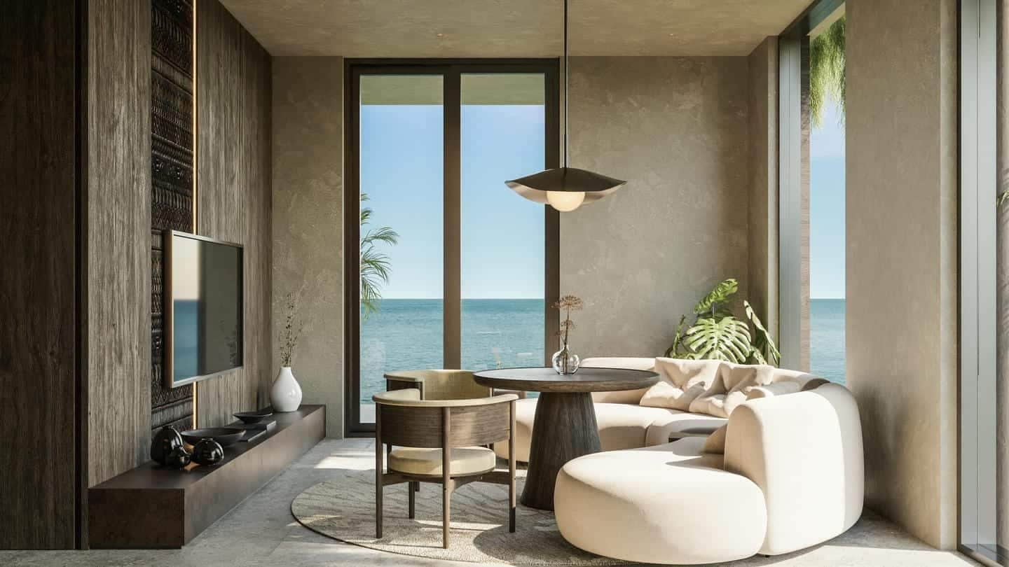 Exclusive Ocean View 1 Bedroom Apartment for Sale Leasehold in Pererenan