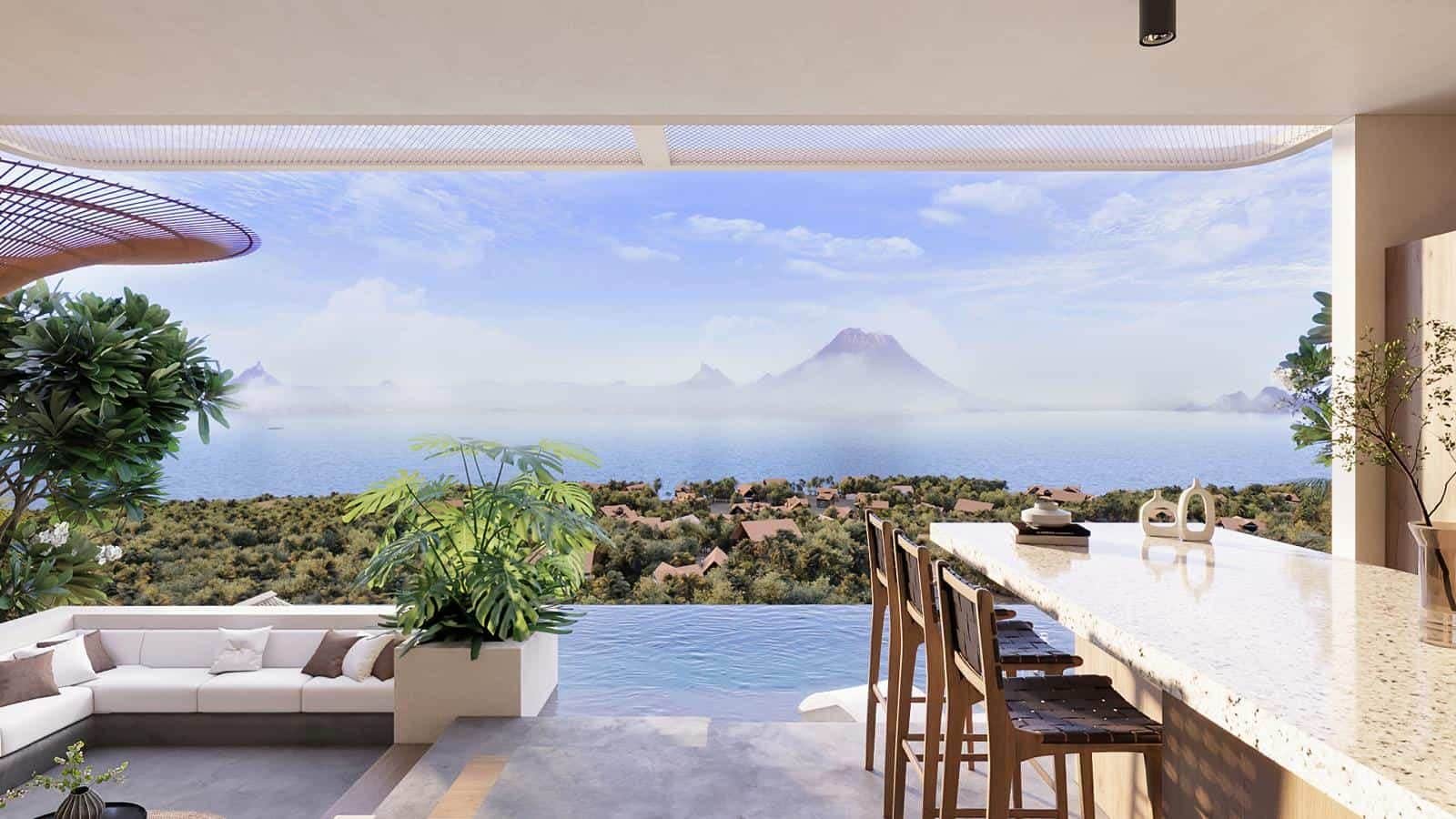 Beautiful 2 Bedroom Villa with Ocean View for Sale Leasehold in Nusa Penida