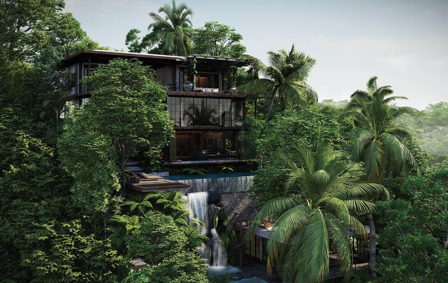 Elegant Jungle 5 Bedroom Villa for Sale Leasehold in Ubud
