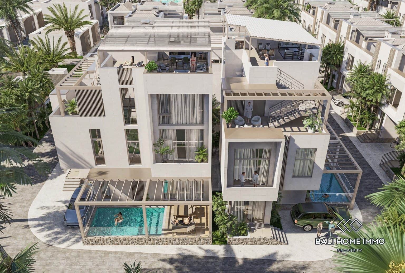 Off Plan Ocean View 3 Bedroom Villa for Sale Leasehold in Pandawa - WP021E