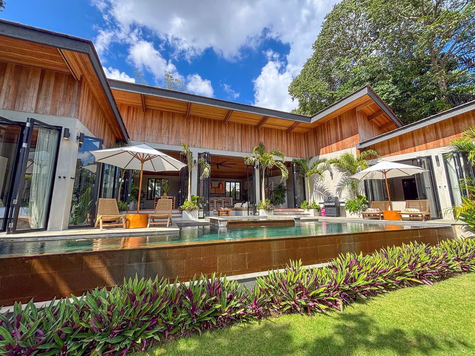 Luxury 4-Bedroom Riverside Villa for Leasehold Sale in Buwit, Tabanan