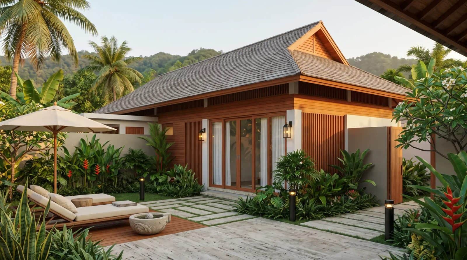 1BR Villa near Tampah Beach