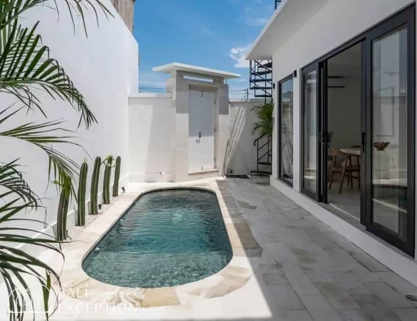Ready 2 Bedroom Modern Villa with Rooftop for Sale Leasehold in Pererenan