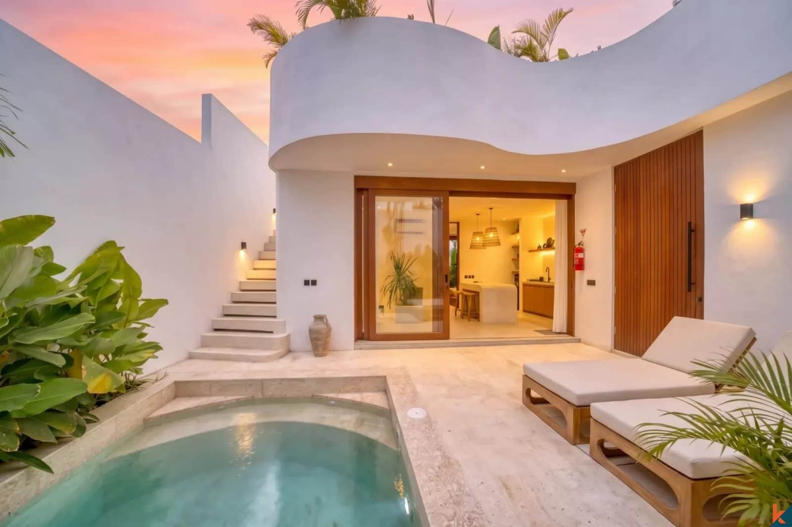 Sleek One Bedroom Modern Villa in Peaceful Ungasan