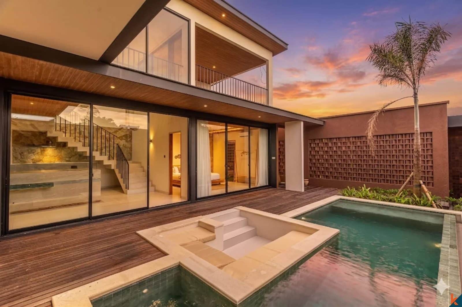 Modern Tropical 3-Bedroom Villa with Private Pool in Kerobokan