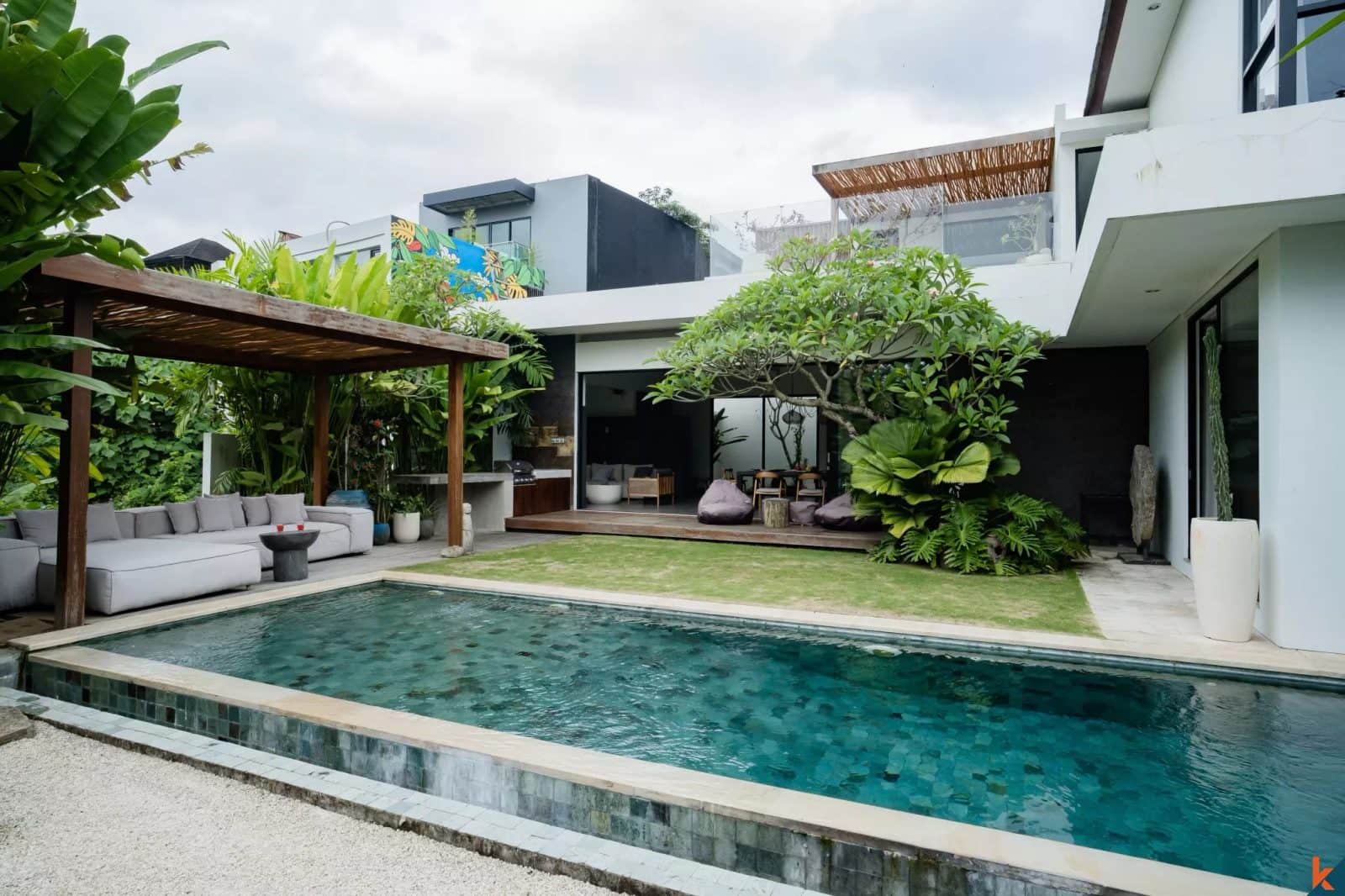 Contemporary 5-Bedroom Tropical Villa with Private Pool in Kuta Utara